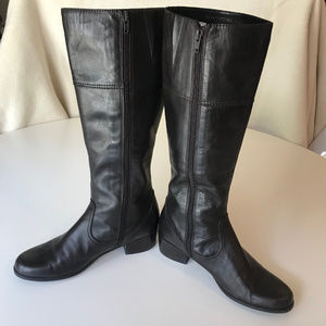 BANDOLINA BDEDWENA DARK BROWN LEATHER RIDING BOOTS